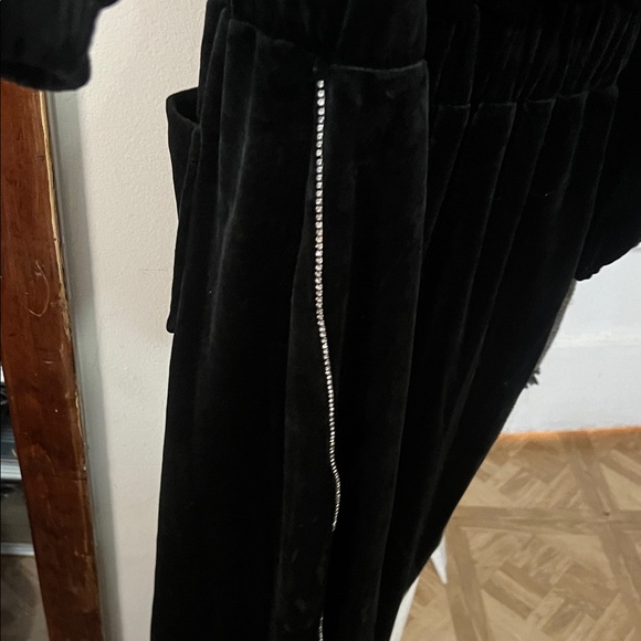 Fashion to Figure Black Jumpsuit with Silver Accents - Picture 4 of 5